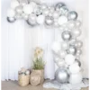 Ballongbåge, silver/krom