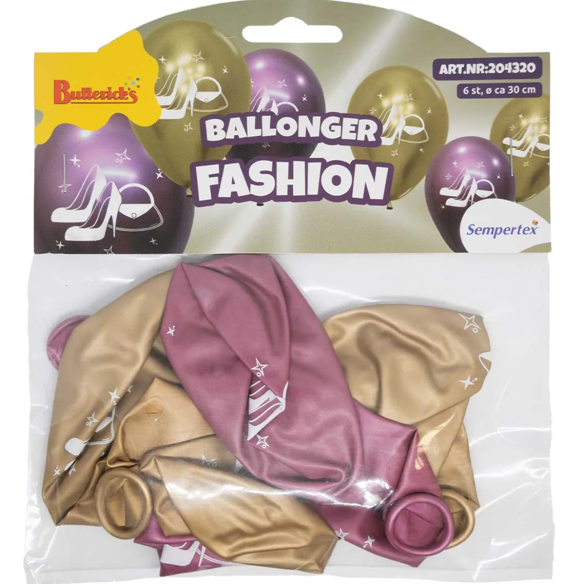 Ballonger, fashion 6 st