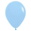 Ballonger, matta blå pastell 10 st
