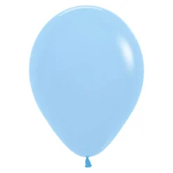 Ballonger, matta blå pastell 10 st