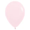 Ballonger, matta rosa pastell 10 st