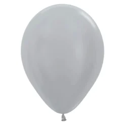 Ballonger, metallic silver 10 st