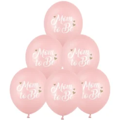 Ballonger, mom to be ljusrosa 30 cm 6 st