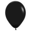 Ballonger, nattsvart 30 cm 10 st