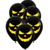 Ballonger, pumpa skräck 6 st