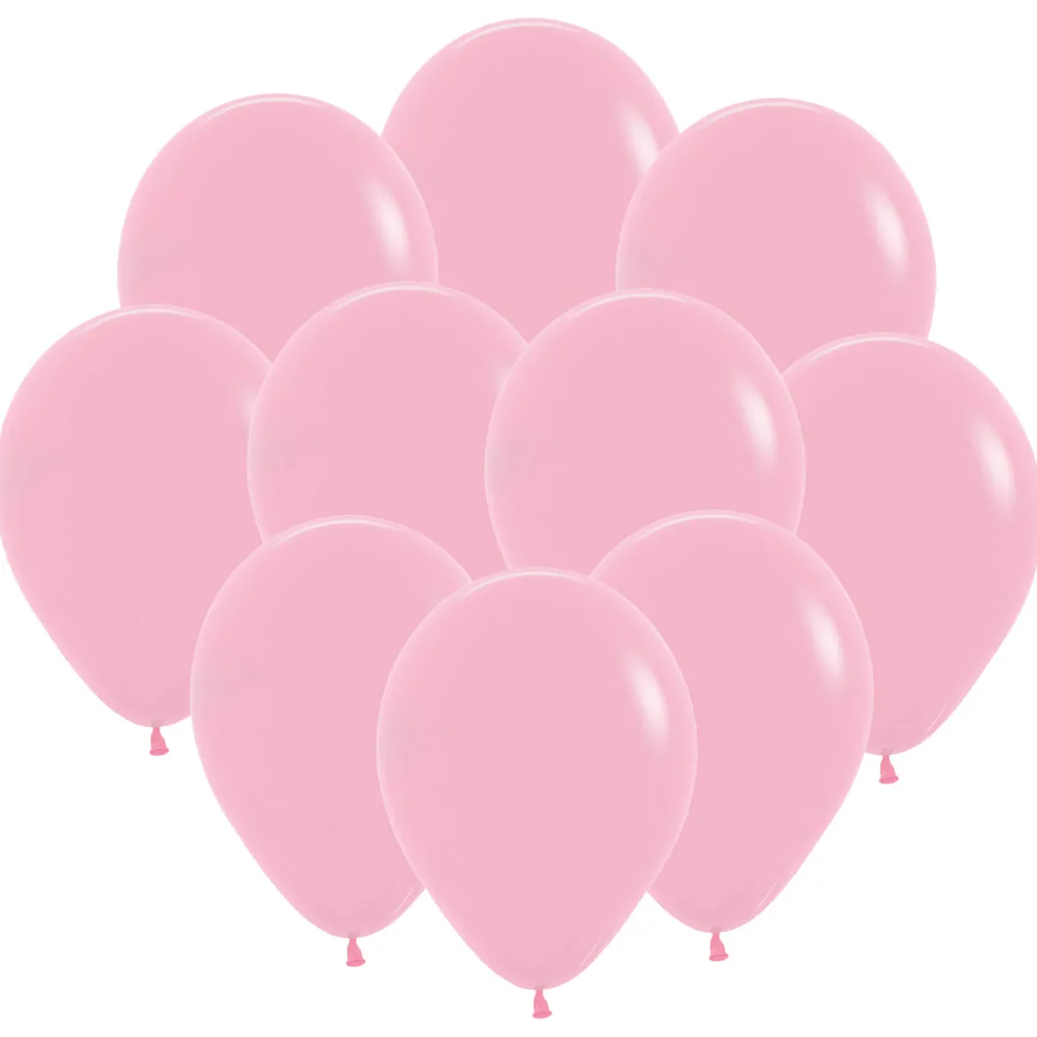 Ballonger, rosenrosa 30 cm 10 st