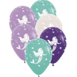 Ballonger, sjöjungfru 6 st
