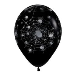 Ballonger, spindlar svarta 6 st