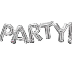 Ballonggirlang, party silver