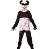 Barndräkt, zombie panda 110/116 cl