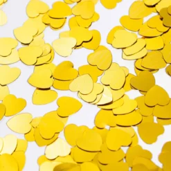 Bordskonfetti, hjärtan guld 14 g