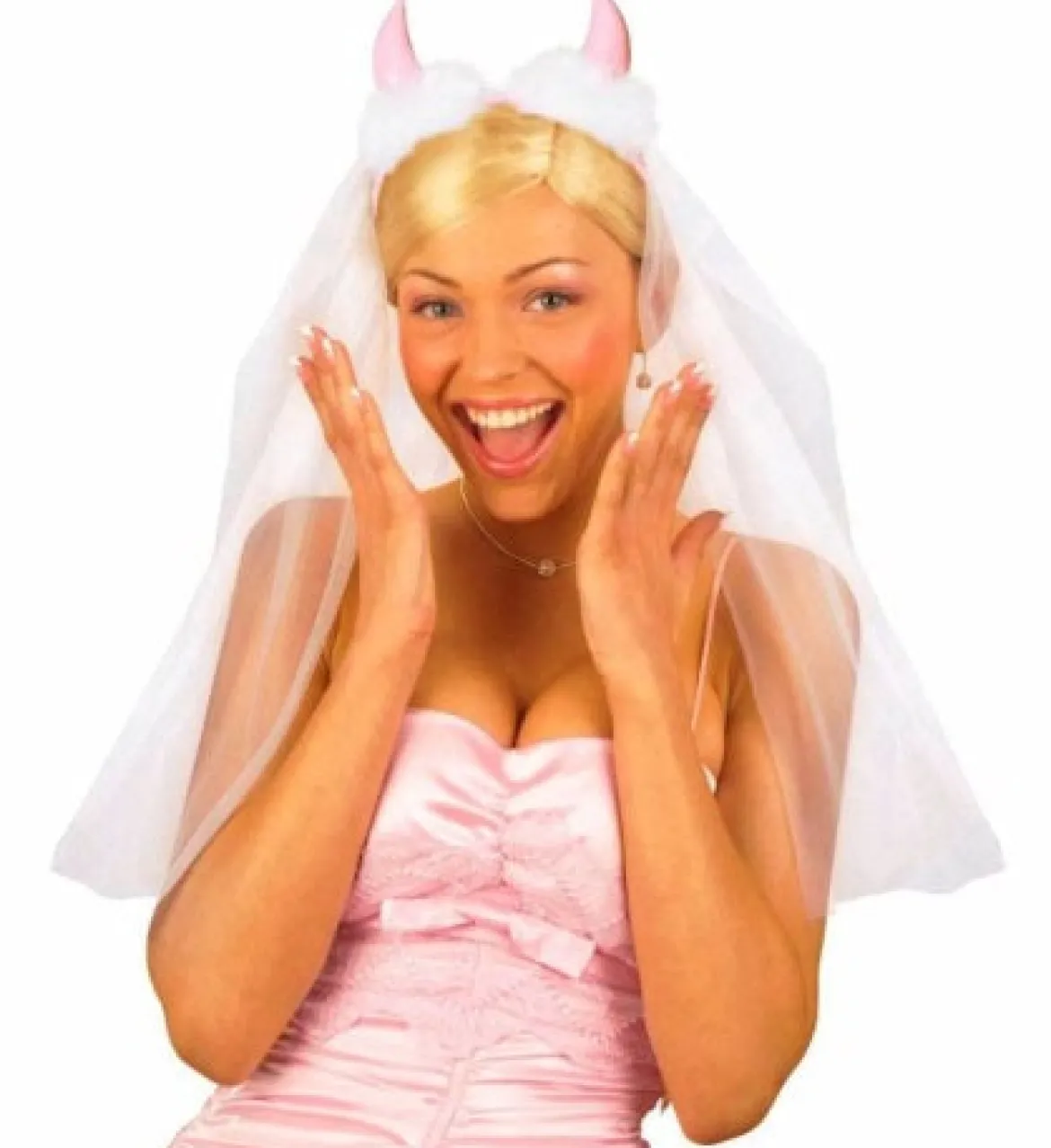 Brudslöja, pink devil