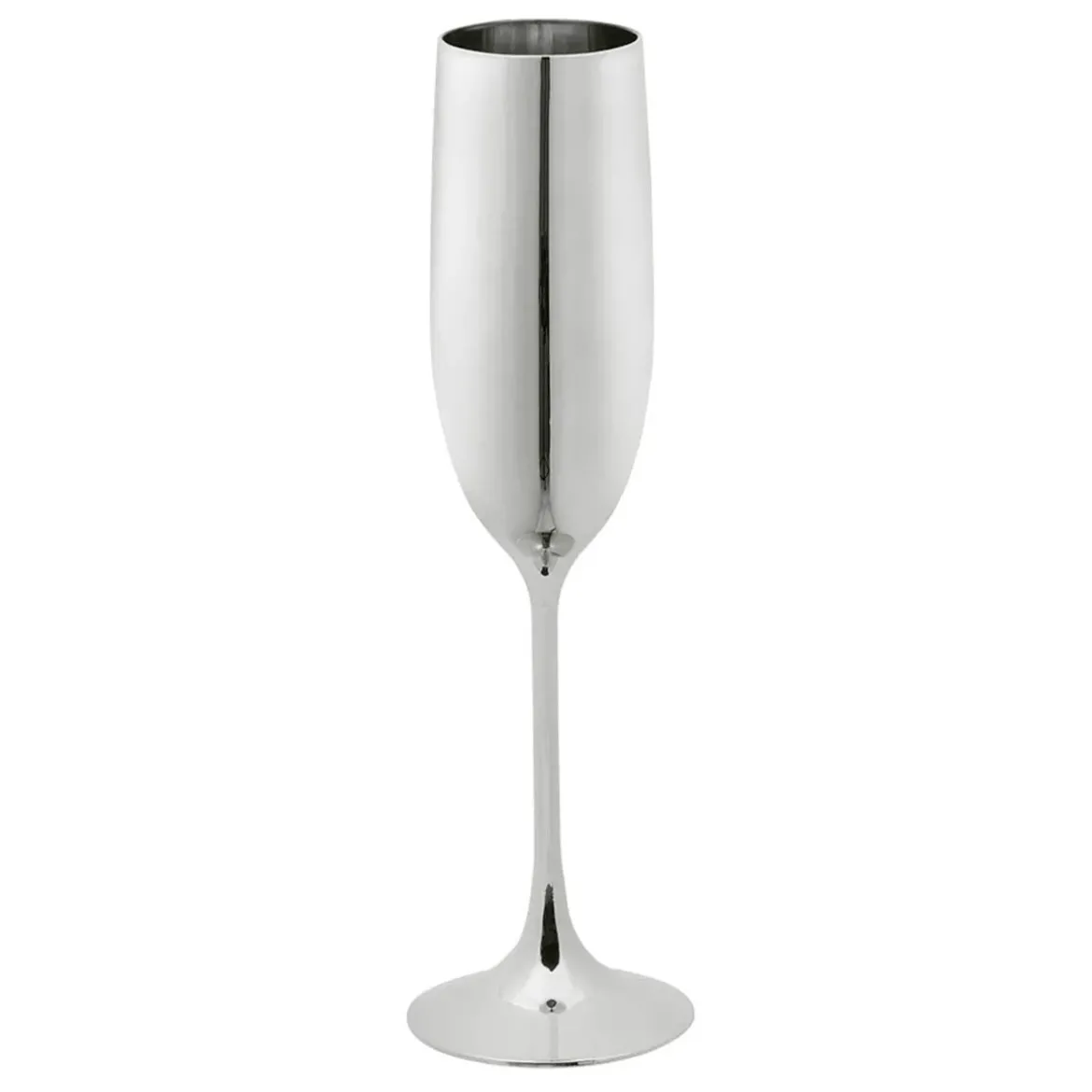 Champagneglas, silver 125 ml