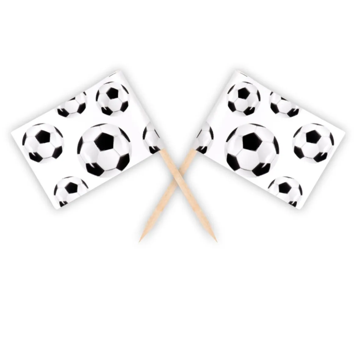 Cocktailflaggor, fotboll 24 st