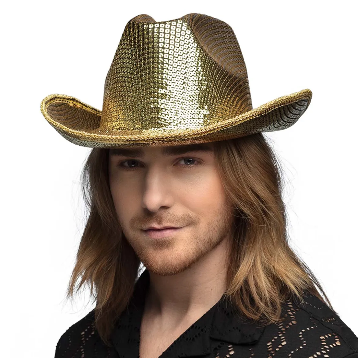 Cowboyhatt, groovy guld