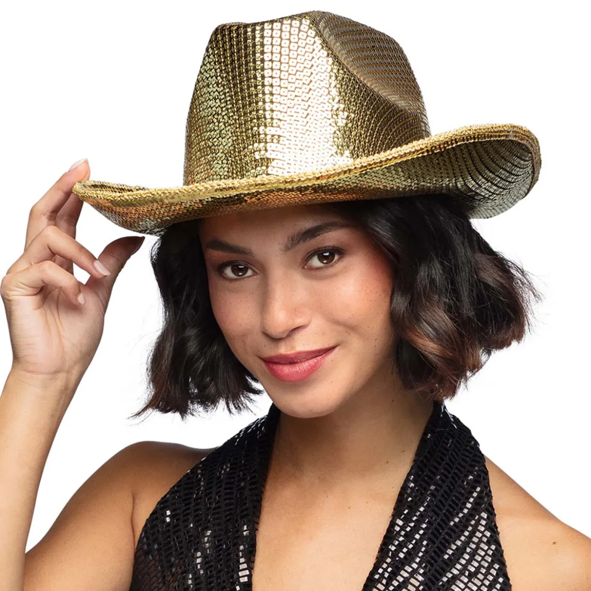 Cowboyhatt, groovy guld