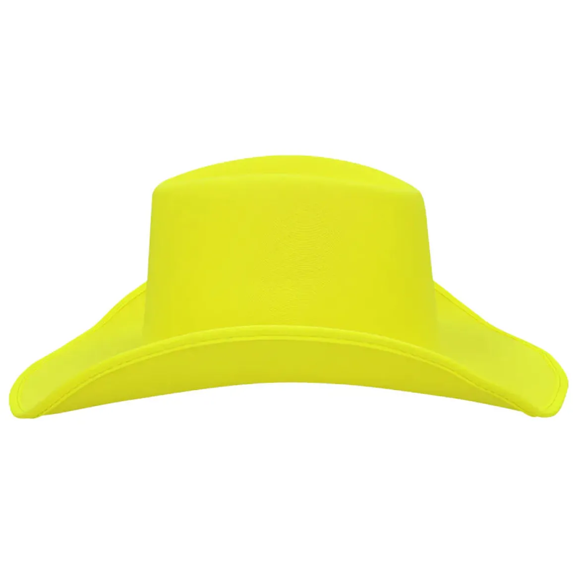 Cowboyhatt, neon gul