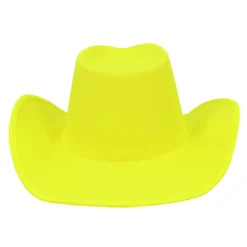 Cowboyhatt, neon gul