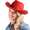 Cowboyhatt, rodeo röd