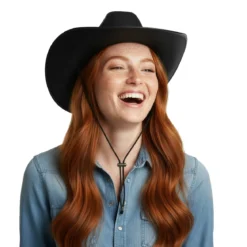Cowboyhatt, vuxen svart