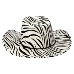Cowboyhatt, zebra