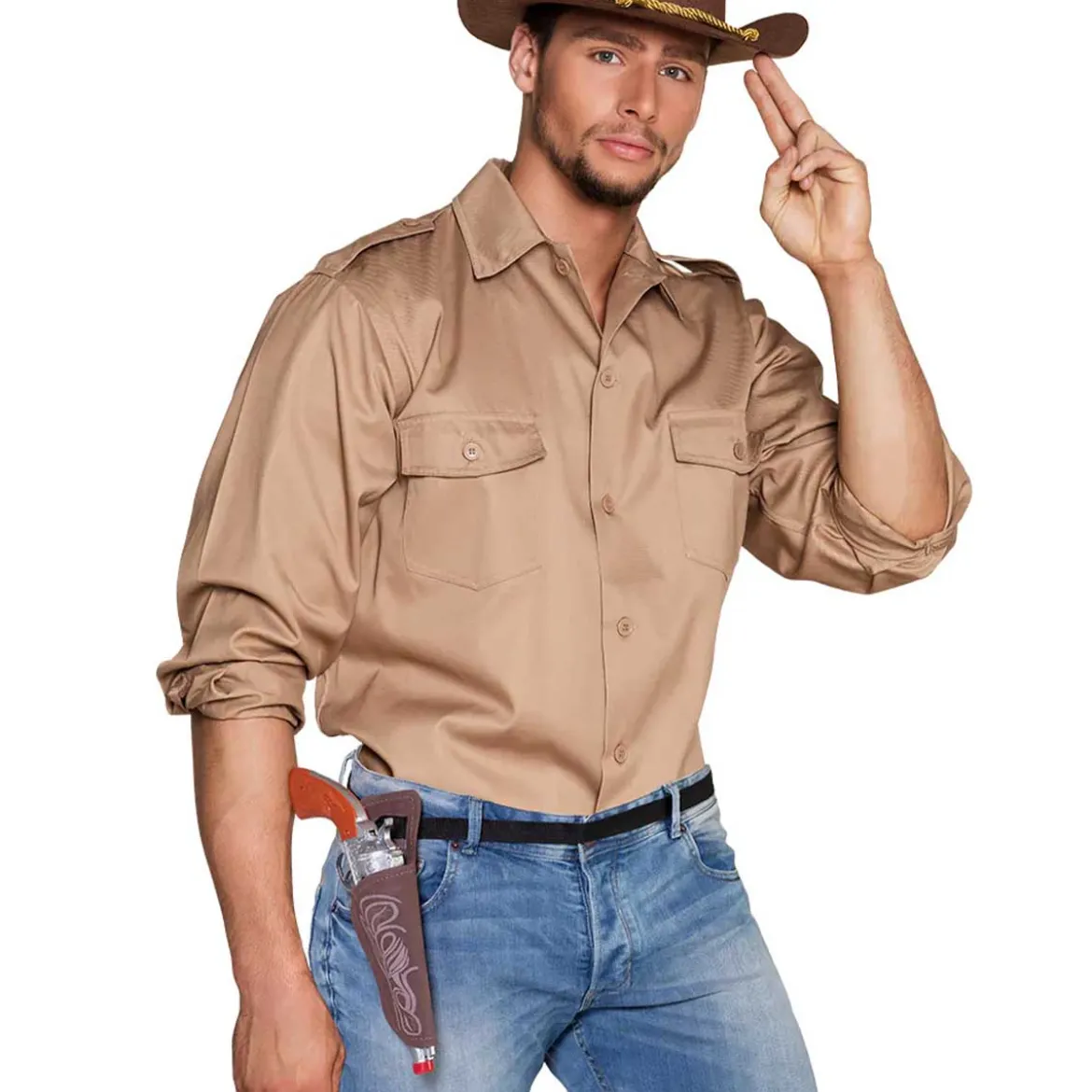 Cowboyset, pistol och hölster