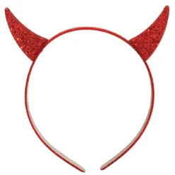 Diadem, djävulshorn glittrig