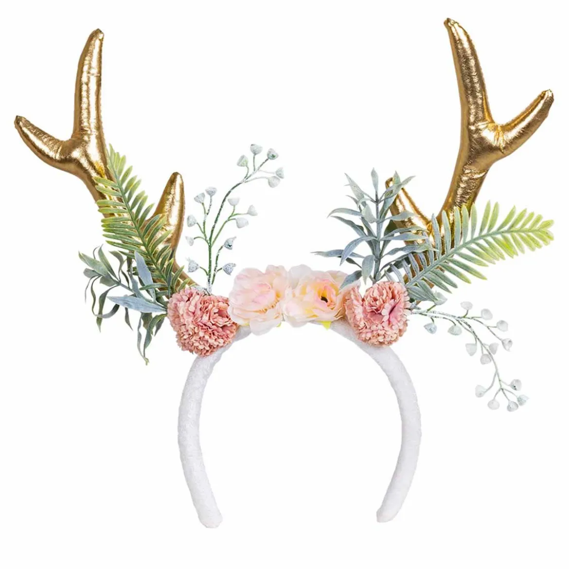 Diadem, renhorn guld