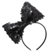 Diadem, rosett svart