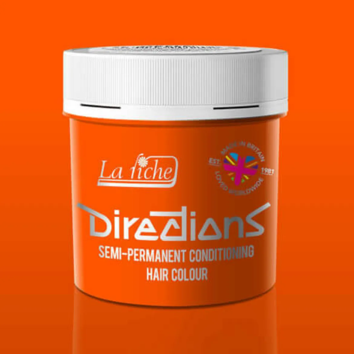 Directions, flourescent orange