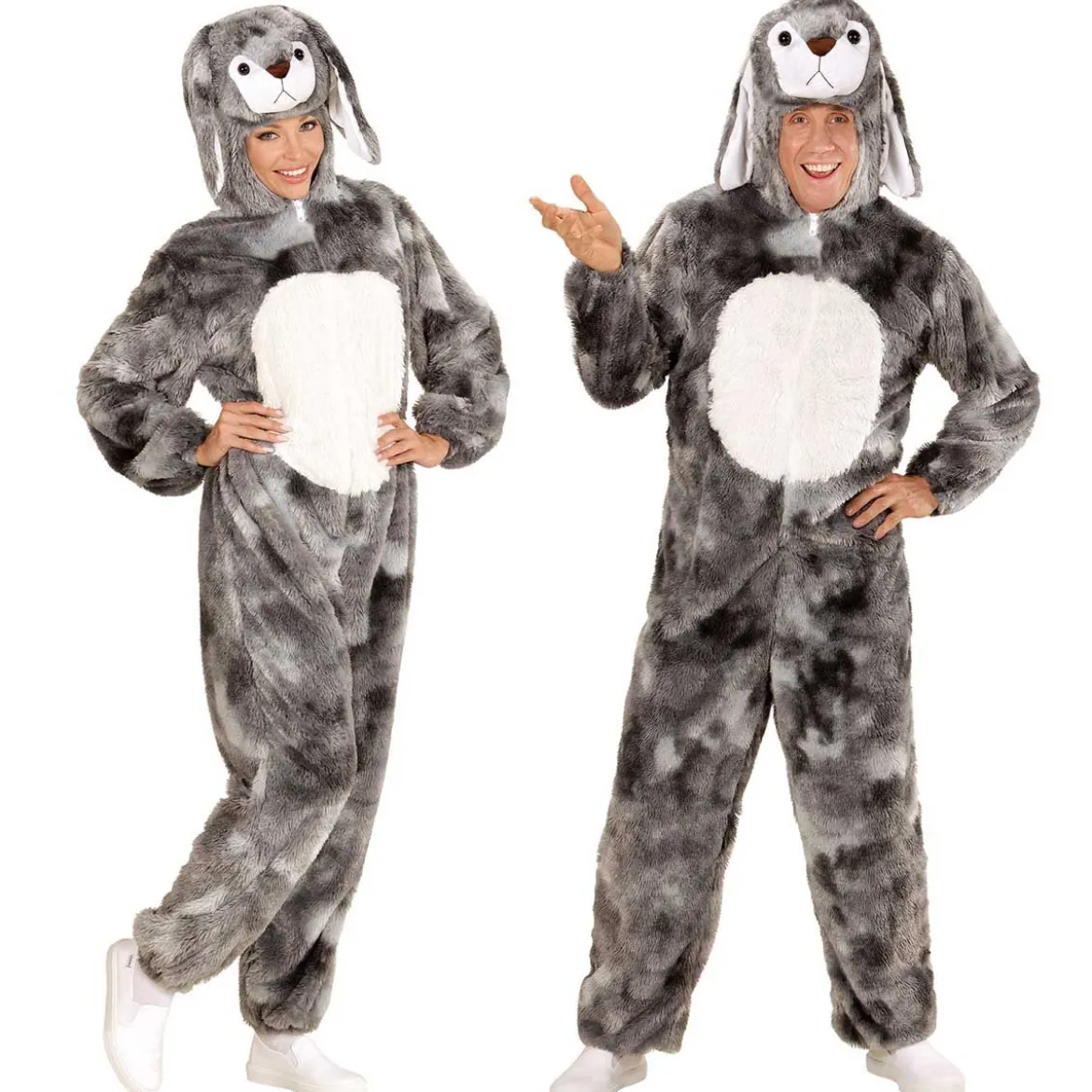 Dräkt bunny grå
