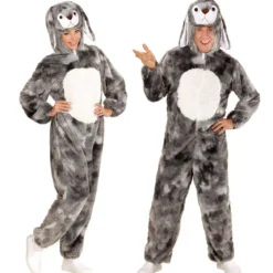 Dräkt, bunny grå M/L