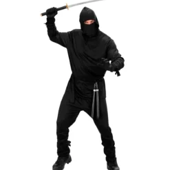 Dräkt, ninja svart