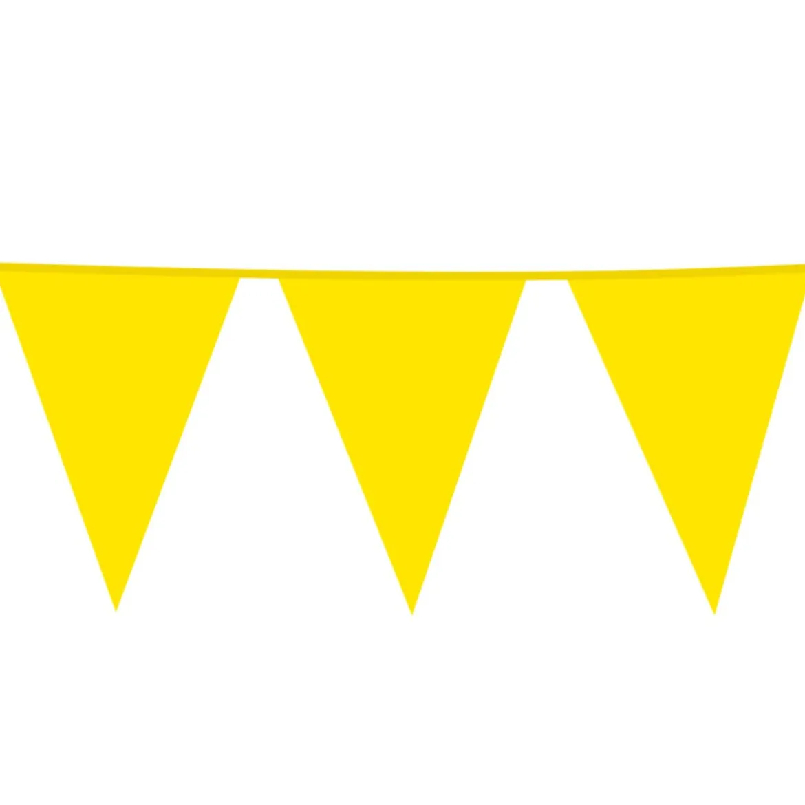 Flaggirlang, gul 10 m (30x45cm)