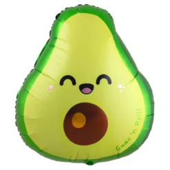 Folieballong, avocado 52x60 cm