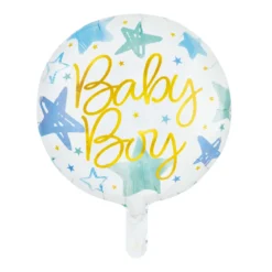 Folieballong, baby boy 46 cm
