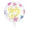 Folieballong, baby girl 46 cm