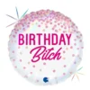 Folieballong, birthday bitch 45 cm