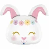 Folieballong, blommig kanin 59 cm
