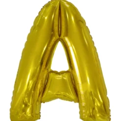 Folieballong, bokstav guld A 86 cm