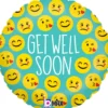 Folieballong, Emoji Get Well 45 cm