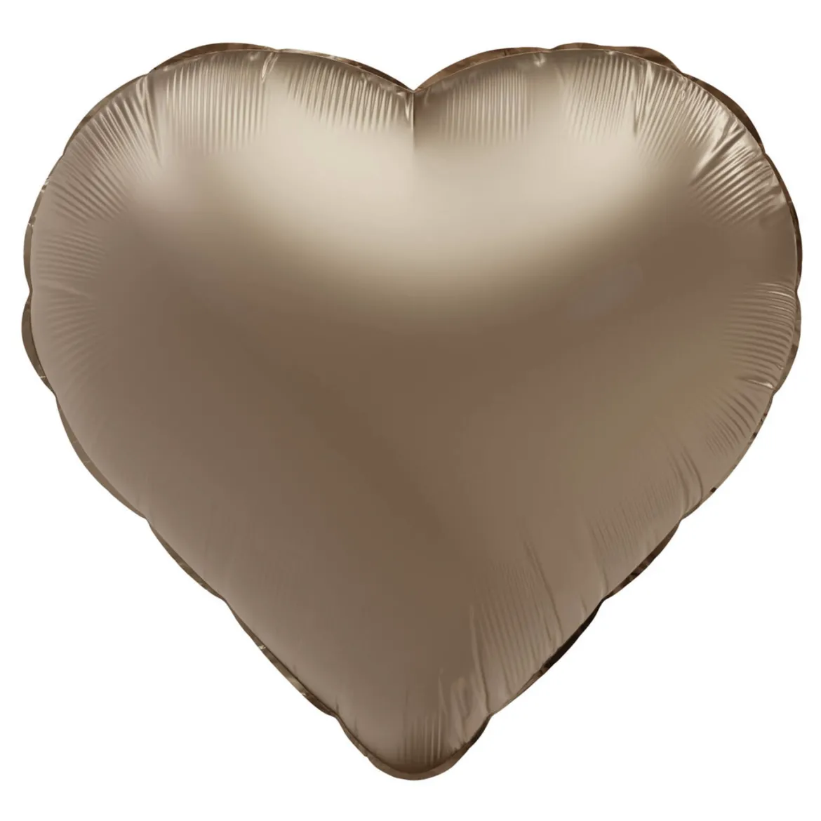 Folieballong, hjärta starlight gold 45 cm