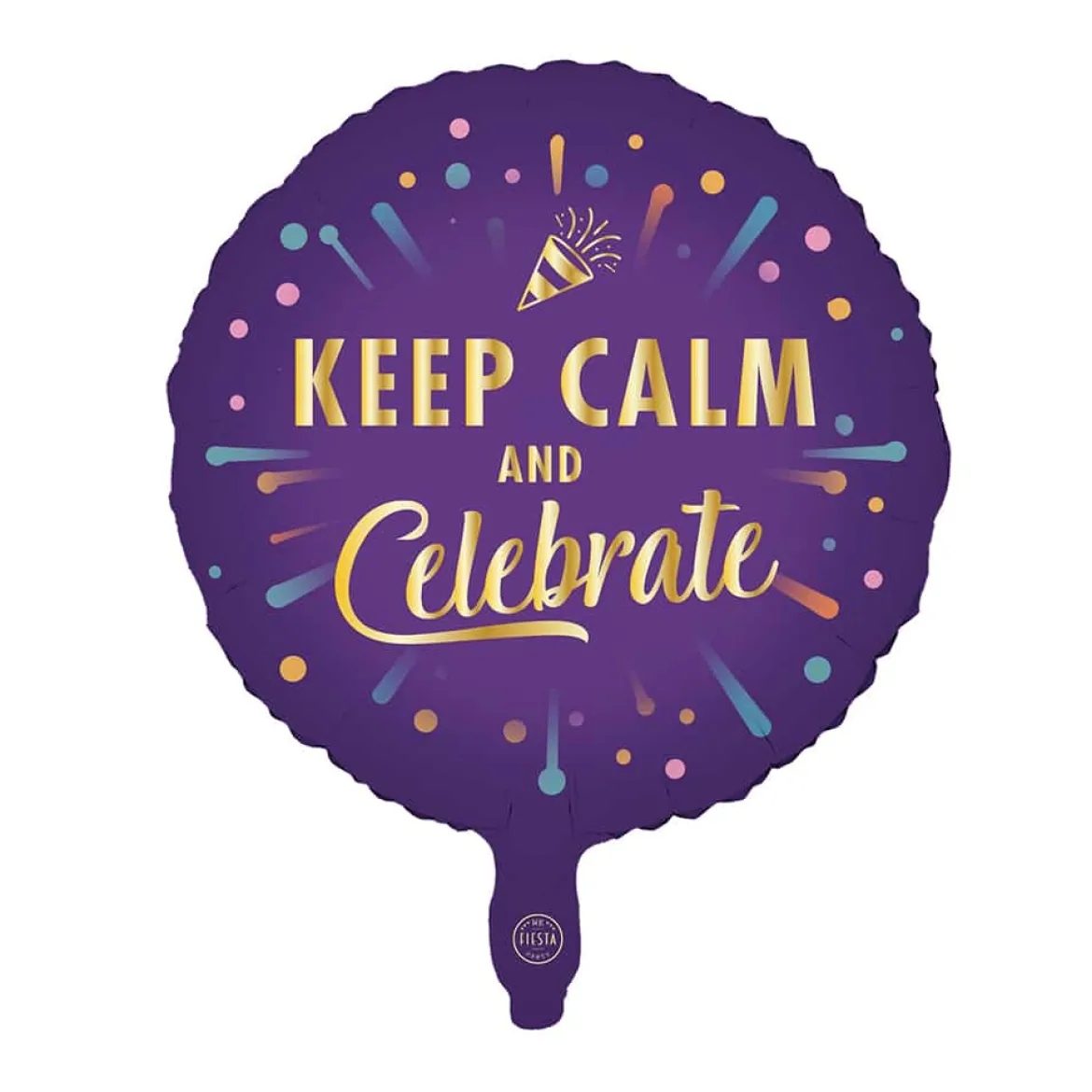 Folieballong, Keep calm and celebrate 46 cm