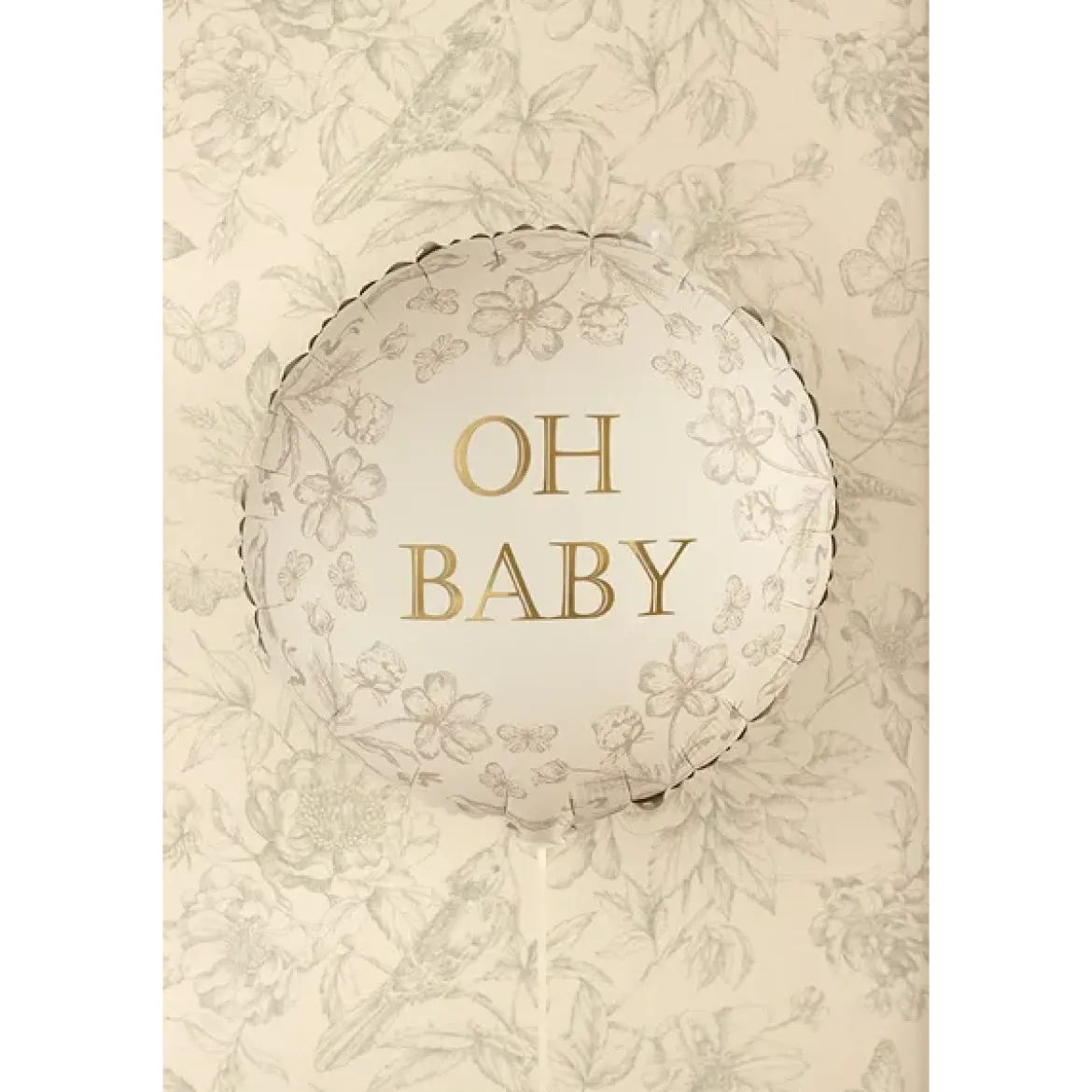 Folieballong, Oh baby 35x35 cm