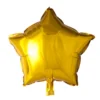 Folieballong, stjärna guld 45 cm