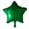 Folieballong, stjärna mörkgrön 45 cm