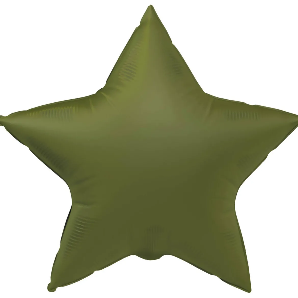 Folieballong, stjärna olive green 45 cm