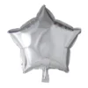 Folieballong, stjärna silver 45 cm