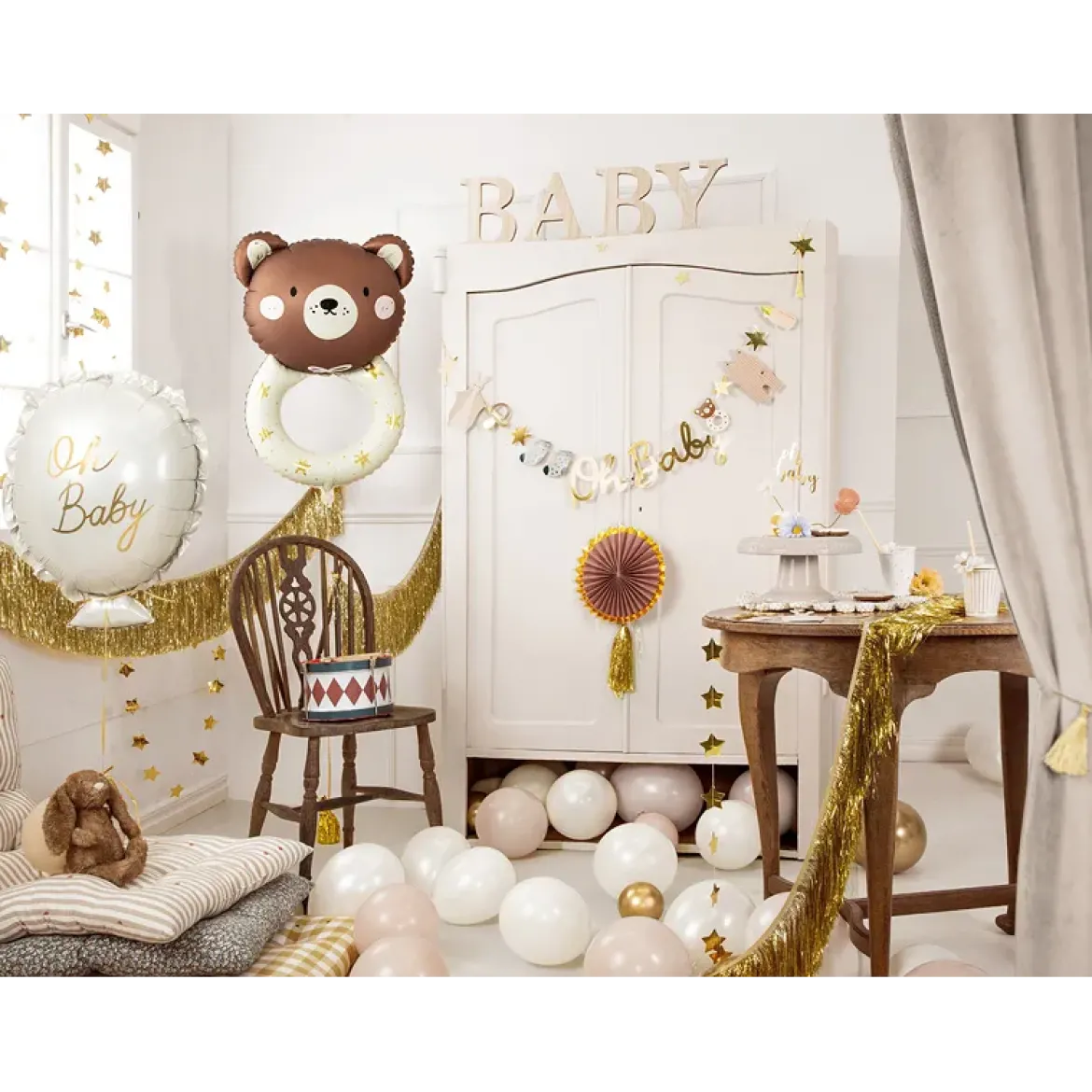Folieballong, teddybear 61x88 cm