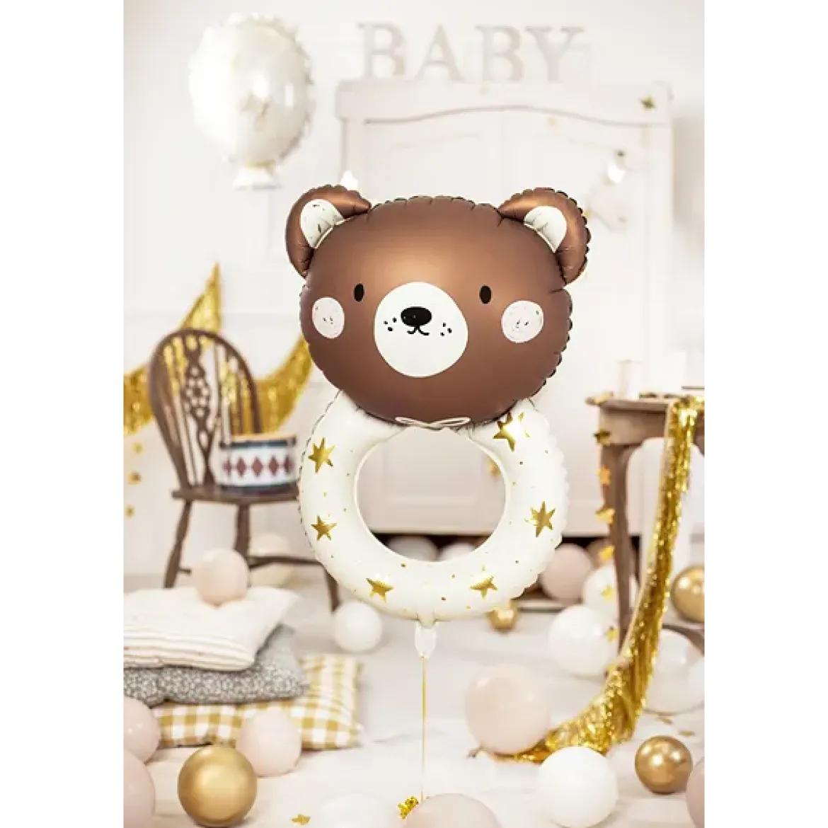 Folieballong, teddybear 61x88 cm